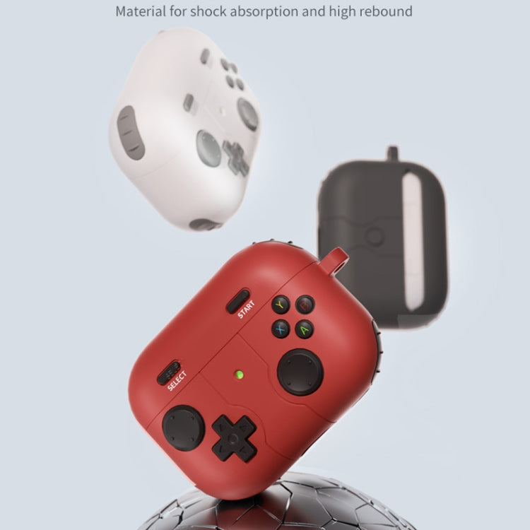 For Airpods Pro 2 Soft Shell Drop-proof Silicone Headphone Cover With Hook (Pink) - For AirPods Pro 2 by PMC Jewellery | Online Shopping South Africa | PMC Jewellery | Buy Now Pay Later Mobicred