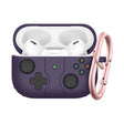 For Airpods 3 Soft Shell Drop-proof Silicone Headphone Cover With Hook (Purple) - For AirPods 3 by PMC Jewellery | Online Shopping South Africa | PMC Jewellery | Buy Now Pay Later Mobicred