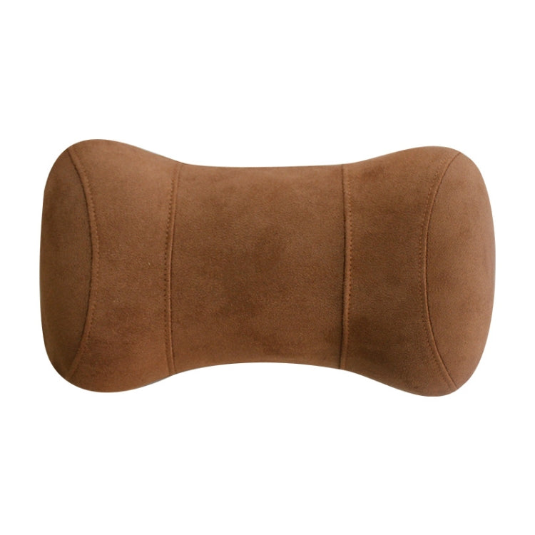 Car Memory Cotton Headrest Protective Cervical Spine Seat Sleeping Pillow(Brown) - Seat Accessories by PMC TechLife | Online Shopping South Africa | PMC TechLife | Buy Now Pay Later Mobicred