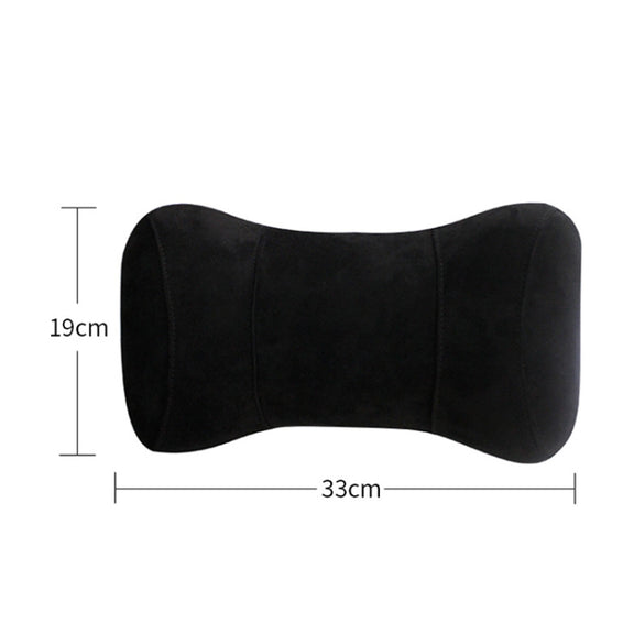 Car Memory Cotton Headrest Protective Cervical Spine Seat Sleeping Pillow(Red)