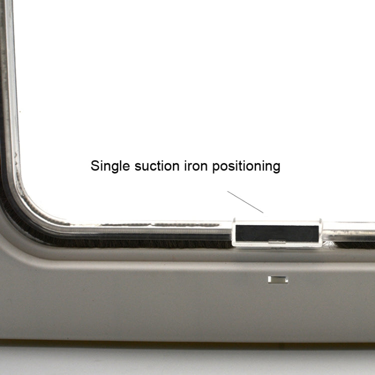 GM-01 Pet Door Pet Supplies ABS Dog and Cat Door Hole(White) - Pet Screen Doors by PMC TechLife | Online Shopping South Africa | PMC TechLife | Buy Now Pay Later Mobicred