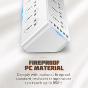 LDNIO SC10610 30W 10+6 Ports Multifunctional Travel Home Office Fast Charging Socket, Spec: UK Plug