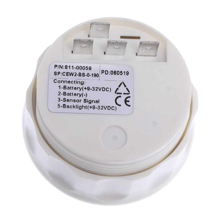 PMW2 DN52mm Car Truck RV Conversion Water Tank Water Level Table(BN) - Clocks & Car Meters by PMC TechLife | Online Shopping South Africa | PMC TechLife