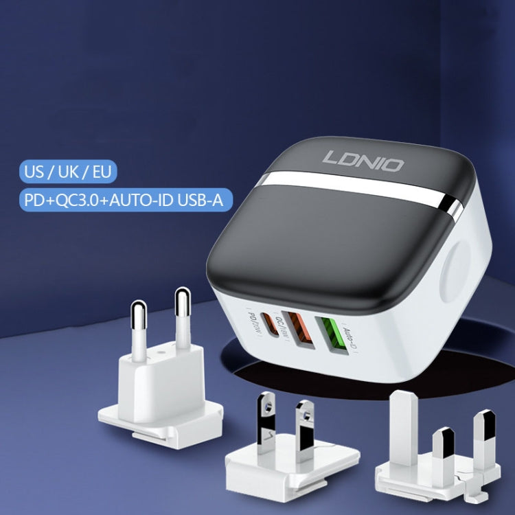 LDNIO A3513Q 32W QC3.0 3 USB Ports Phone Adapter UK Plug with Micro USB Cable - free shipping - PMC TechLife - Order now!