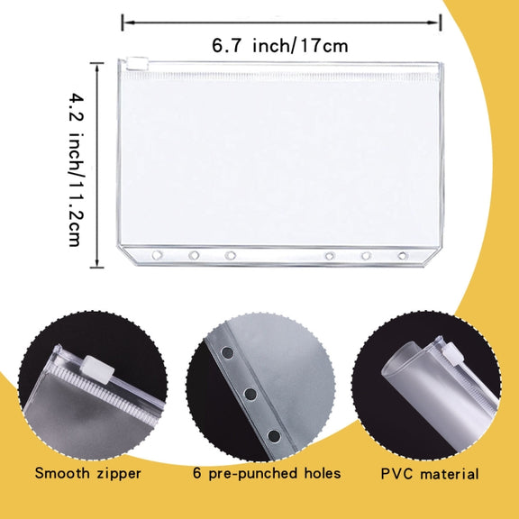 A6 Macaron Notebook PU Loose-leaf Cash Budget Handbook(Gray)