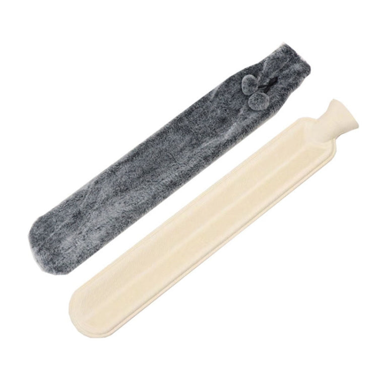 2L Long-strip Multifunctional Water-filled Rubber Hot Water Bags, Spec: Faded Black - Hot Water Bags by PMC TechLife | Online Shopping South Africa | PMC TechLife | Buy Now Pay Later Mobicred