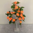 SJ-SD054 LED Valentine Day Rose Indoor Party Decoration Lights(White Bottom Orange) - Holiday Lights by PMc TechLife | Online Shopping South Africa | PMc TechLife | Buy Now Pay Later Mobicred