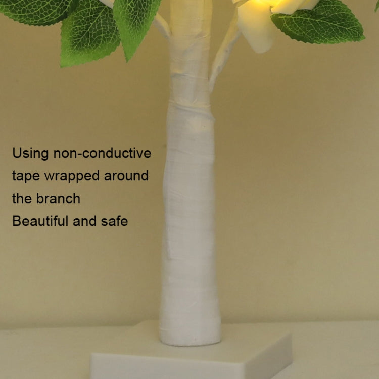 SJ-SD054 LED Valentine Day Rose Indoor Party Decoration Lights(White Bottom Orange) - Holiday Lights by PMC Jewellery | Online Shopping South Africa | PMC Jewellery | Buy Now Pay Later Mobicred