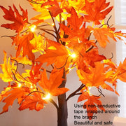 SJ-SD068 LED Maple Home Decoration Lights Christmas Party Lighted Tree, Style: Detachable Base