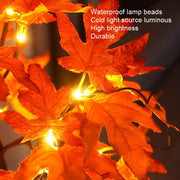 SJ-SD068 LED Maple Home Decoration Light Christmas Party Lighted Tree, Style: Detachable Base+Timing