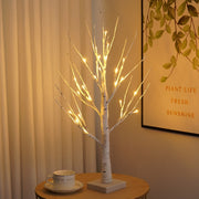 SJ-SD001 LED Christmas Party Decoration Birch Tree Decorative Light, Style: Detachable Base