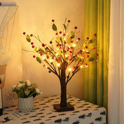 SJ-SD048 LED Home Decoration Light Christmas Lighted Tree, Style: Non-detachable Base Gold Fruit