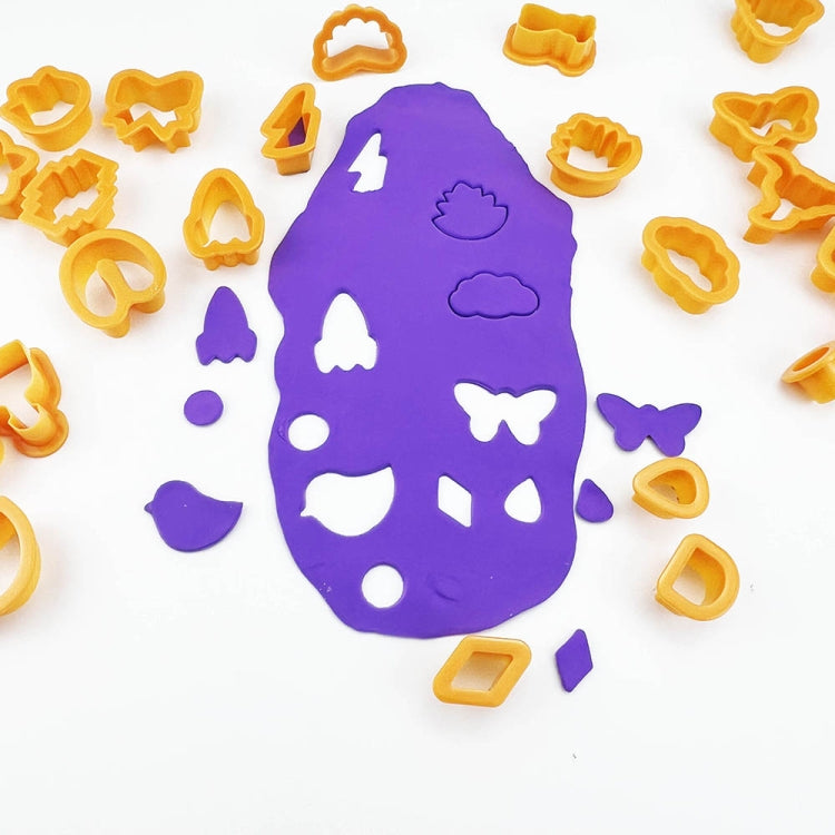 106-1 116 In 1 Clay Cutter Set DIY Clay Earring Mould Clay Earrings Making Tools(Orange) - Arts & Crafts by PMC TechLife | Online Shopping South Africa | PMC TechLife