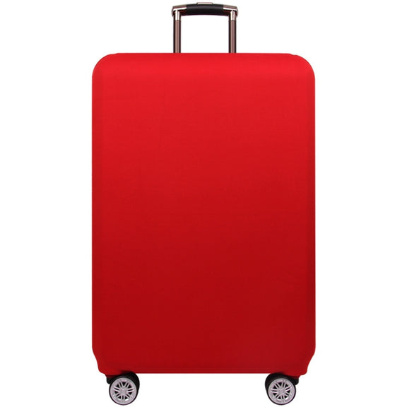 Thickened Wear-resistant Stretch Luggage Dust-proof Protective Cover, Size: L(Red)
