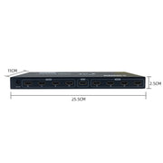 FJGEAR SM4K108 8 Ports HDMI Splitter 4K HD Audio And Video Splitter  EU Plug