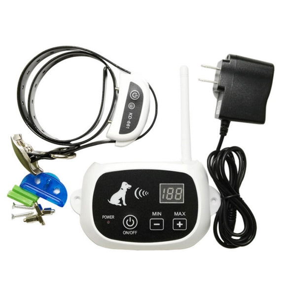 KD-661 500m Wireless Electric Dog Pet Fence Shock Collar,Spec: For One Dog(US Plug)