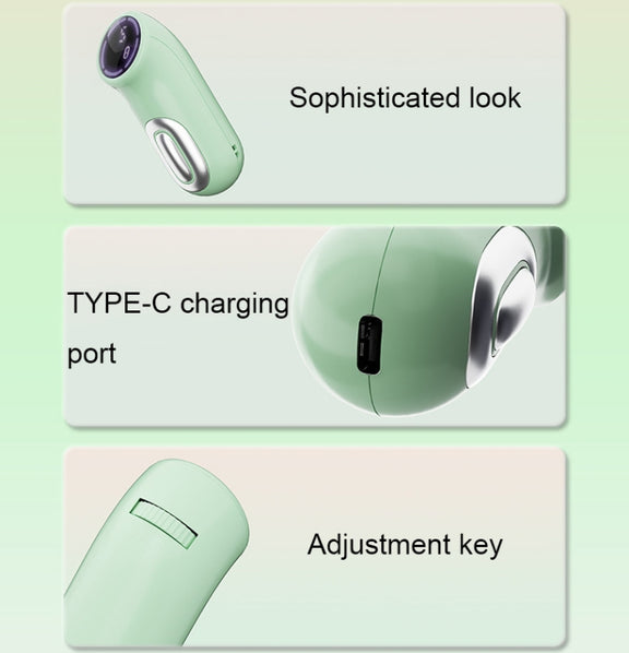 M006 CES Microcurrent Pulse Handheld Sleep Aid Home Physiotherapy Sleep Aid(Light Green)