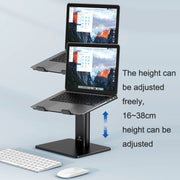 SSKY P20 Portable Aluminum Alloy Lifting And Raising Laptop Support(Black)