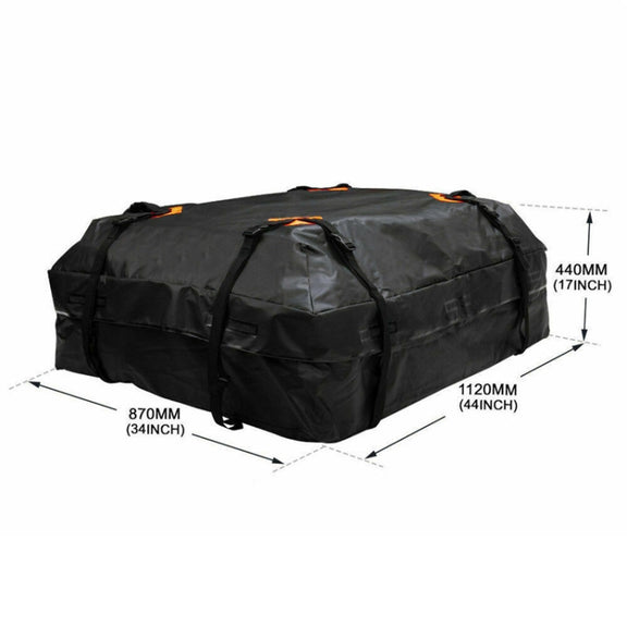 600D Oxford Cloth Car Roof Water-resistant Luggage Storage Bag, Style: Roof Pack