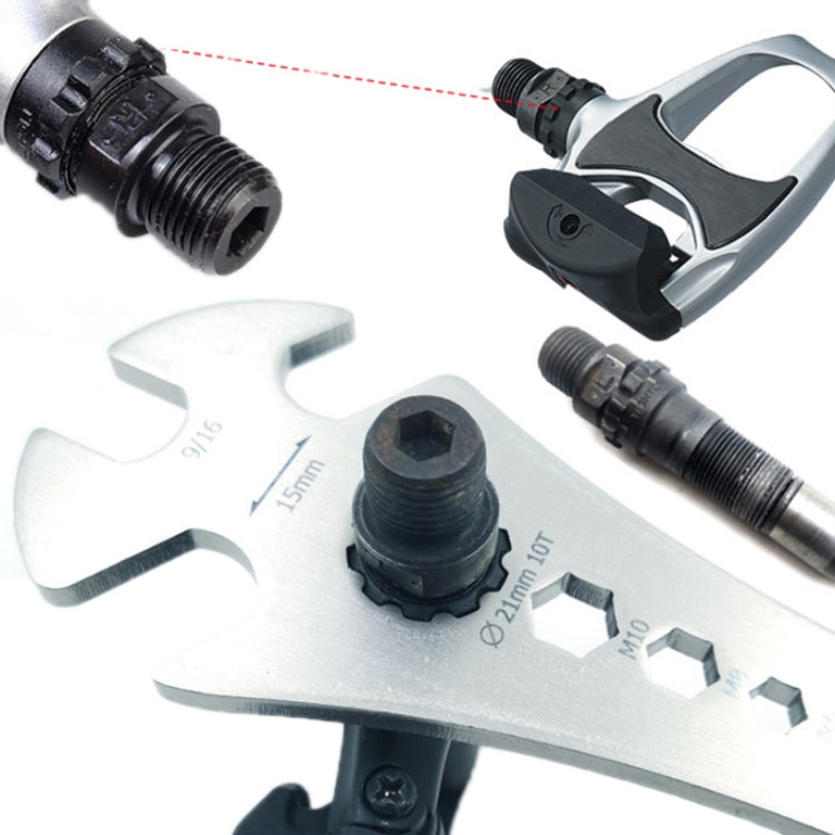 BIKERRSAY Multifunctional Extended Bicycle Pedal Wrench(BT034S) - free shipping - PMC Jewellery - Order now!
