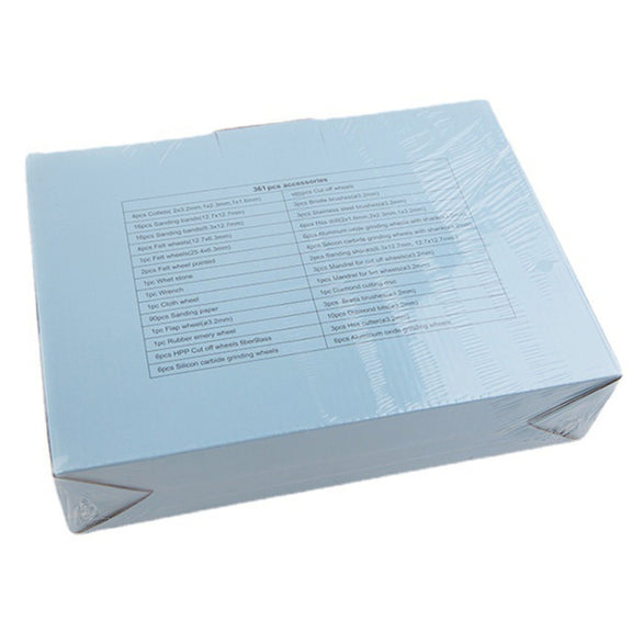 365 PCS /Set SKU01689 Polishing Electric Grinder Accessory Set Electric Drill Carving Accessories