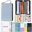 A6 Handheld Zipper Bag Type Large Capacity Cash Budget Book Handbook(Blue) - Notebooks by PMc TechLife | Online Shopping South Africa | PMc TechLife | Buy Now Pay Later Mobicred