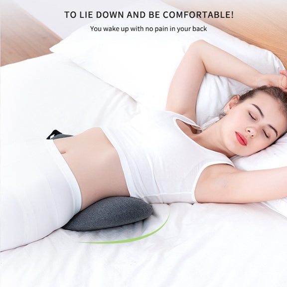 Memory Foam Lumbar Spine Cushion Pregnant Women Sleeping Lumbar Pillow(Pink)