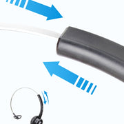 VT200 Single Ear Telephone Headset Operator Headset With Mic,Spec: Type-C With Answer Key