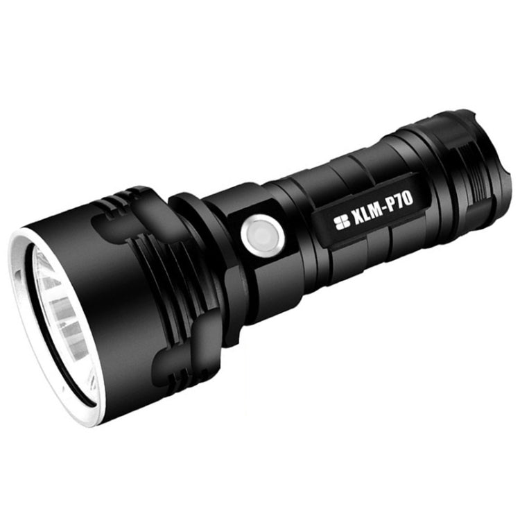 Strong Light Outdoor Waterproof Camping Aluminum LED Flashlight, Style: P70 (Without Battery) - LED Flashlight by PMc TechLife | Online Shopping South Africa | PMc TechLife | Buy Now Pay Later Mobicred