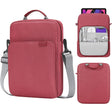 Vertical Laptop Bag Handheld Shoulder Crossbody Bag, Size: 9.7-11 Inch(Wine Red) - 10 - 11 inch by PMC TechLife | Online Shopping South Africa | PMC TechLife | Buy Now Pay Later Mobicred