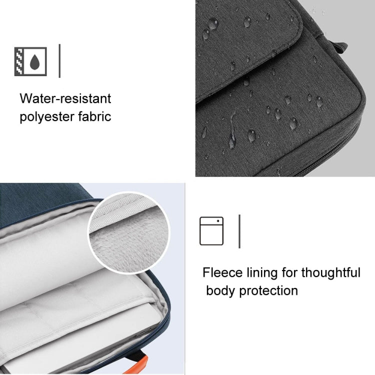 Vertical Laptop Bag Handheld Shoulder Crossbody Bag, Size: 9.7-11 Inch(Black) - 10 - 11 inch by PMC Jewellery | Online Shopping South Africa | PMC Jewellery | Buy Now Pay Later Mobicred