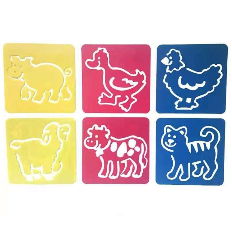 Children DIY Drawing Stencil Colorful Hollow Copy Board(H-01) - Art Supplies by PMC TechLife | Online Shopping South Africa | PMC TechLife | Buy Now Pay Later Mobicred