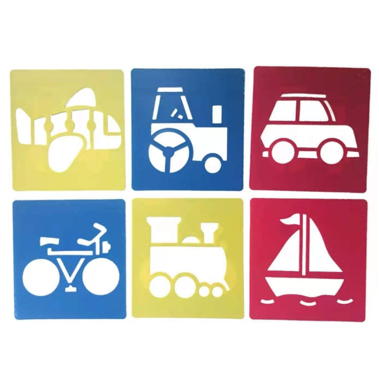 Children DIY Drawing Stencil Colorful Hollow Copy Board(H-08) - Art Supplies by PMC TechLife | Online Shopping South Africa | PMC TechLife | Buy Now Pay Later Mobicred