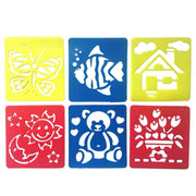 Children DIY Drawing Stencil Colorful Hollow Copy Board(H-10)