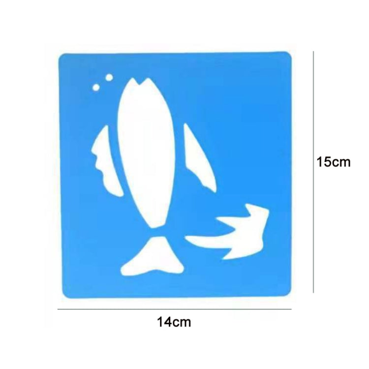 Children DIY Drawing Stencil Colorful Hollow Copy Board(H-13)