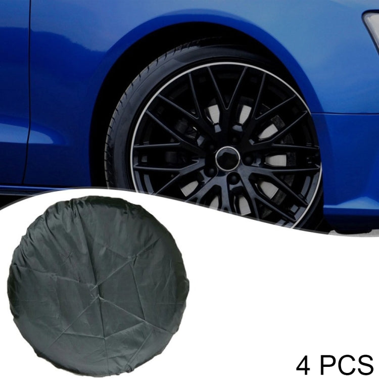 4PCS/Set L Waterproof and Dustproof Car Spare Tire Cover Tire Protector - Window Foils & Solar Protection by PMC TechLife | Online Shopping South Africa | PMC TechLife | Buy Now Pay Later Mobicred
