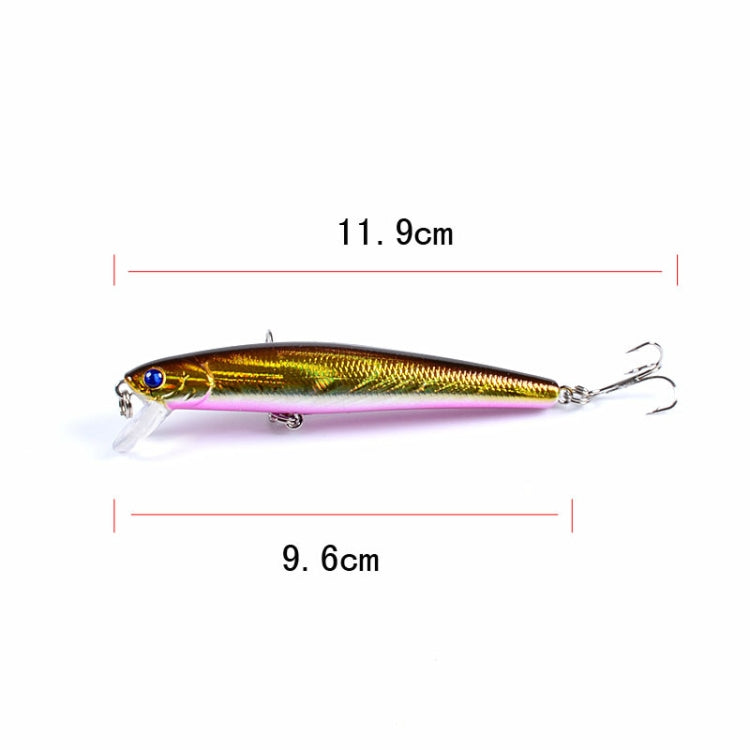 5 PCS M0205 9.6cm/9.8g Minnow Bionic Fake Bait Plastic Floating Hard Bait(3) - Fishing Lures by PMC TechLife | Online Shopping South Africa | PMC TechLife | Buy Now Pay Later Mobicred