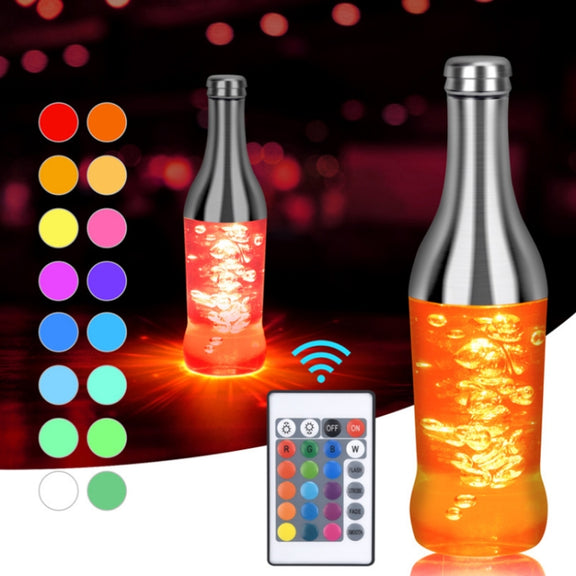 3W LED Wine Bottle Light Dazzling Night Light Decorative Night Light(RGB)