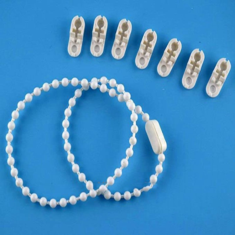 2PCS 10m Bead Chain White Beads Shutter Venetian Blinds Curtain Accessories 4.5 x 6mm Mirabilis Beads - free shipping - PMC TechLife - Order now!
