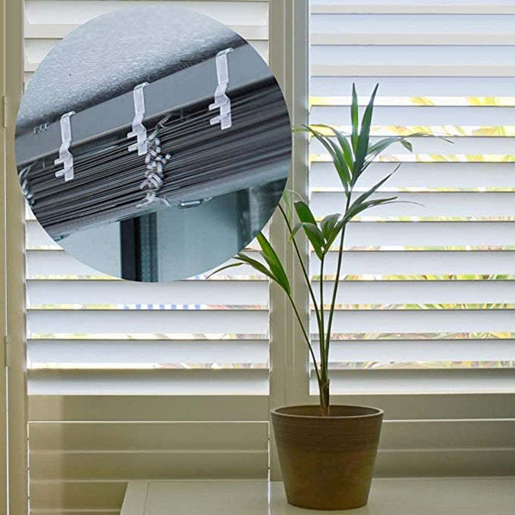 2 Sets 2.0 Inch Venetian blinds Baffle Sequins Lacing Film(White) - Curtain Decorative Accessories by PMC TechLife | Online Shopping South Africa | PMC TechLife | Buy Now Pay Later Mobicred