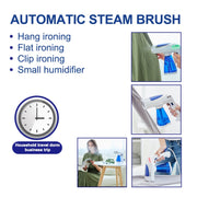 1600W  Handheld Folding Iron Mini Steam Iron, Color: Blue 3 Gear(UK Plug)