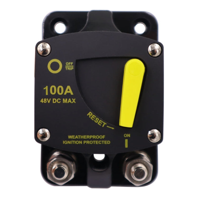100A CB6 Car RV Yacht Audio Restore Insurance Holder Switch - Fuse by PMC TechLife | Online Shopping South Africa | PMC TechLife | Buy Now Pay Later Mobicred