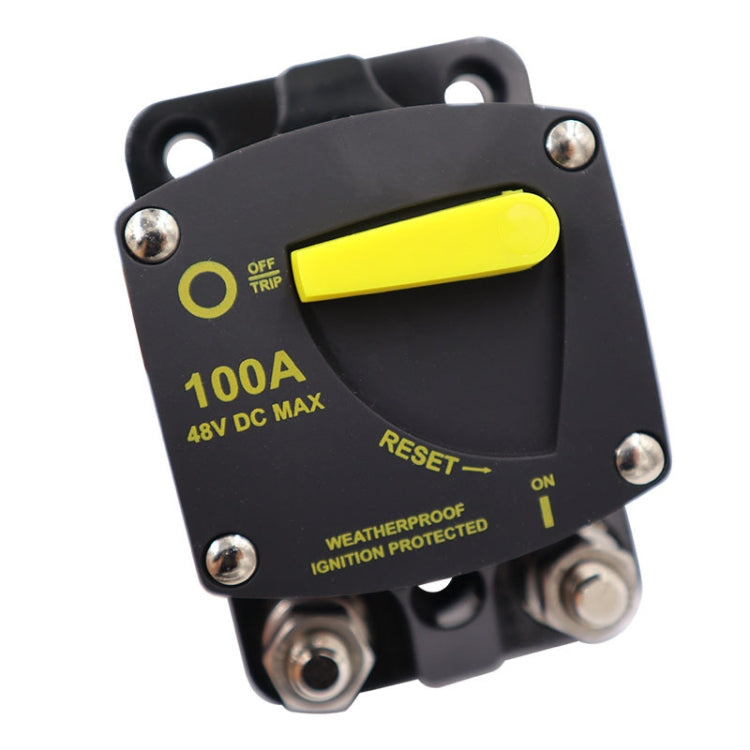 100A CB6 Car RV Yacht Audio Restore Insurance Holder Switch