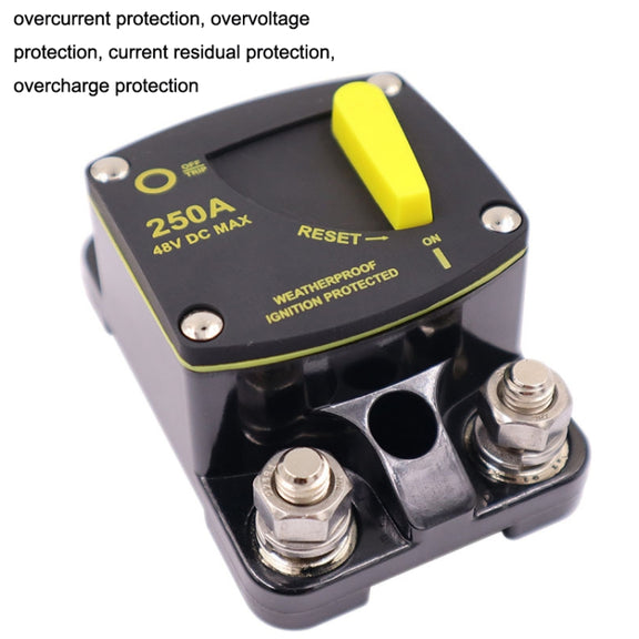 100A CB6 Car RV Yacht Audio Restore Insurance Holder Switch