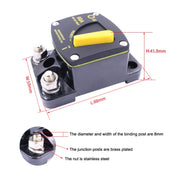 300A CB6 Car RV Yacht Audio Restore Insurance Holder Switch