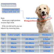 Cloth Tape Paste Detachable Training Stimulation Dog Collar, Size: M 3.0mm x 50cm(Ordinary)