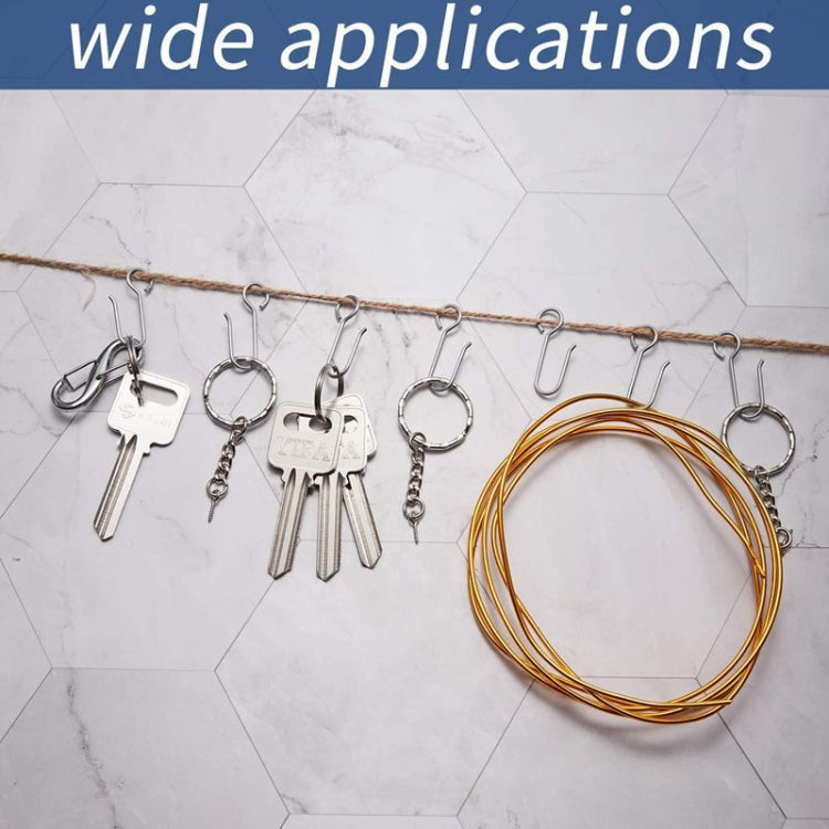 20PCS Metal Hook Set Curtain Easy Replacement Hook Accessories - Curtain Decorative Accessories by PMC TechLife | Online Shopping South Africa | PMC TechLife