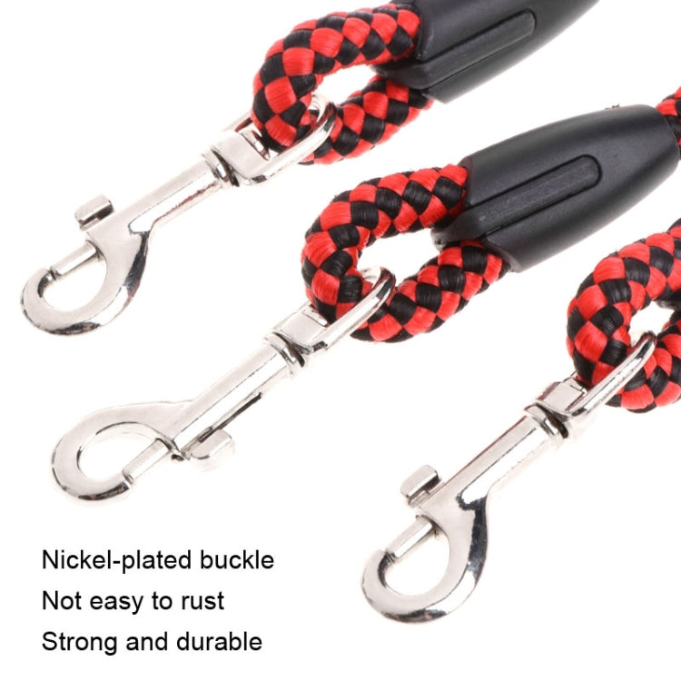 140cm 3 In 1 Leash Multi-head Dog Walking Rope(Red) - Leashes & Chest Strap by PMC TechLife | Online Shopping South Africa | PMC TechLife