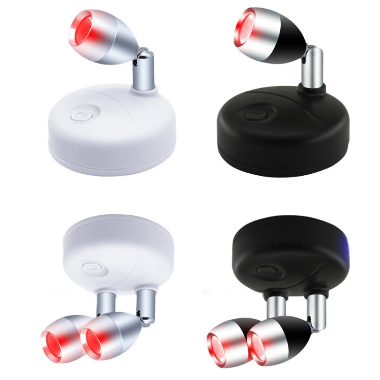 C1648 Single Head 2 Lights Wireless RGB Remote Control Cabinet Ambient Spotlight - Novelty Lighting by PMC TechLife | Online Shopping South Africa | PMC TechLife | Buy Now Pay Later Mobicred