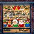 Christmas Old Man Snowflake Window Decoration Stickers(92074) - free shipping - PMC TechLife - Order now!